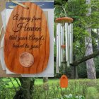 Medium "ANGEL TOSSED A PENNY" Amazing Grace Chime. Personalized