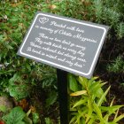 Those We Love Don't Go Away Personalized Garden / Tree Marker
