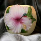 Hummingbird and Hibiscus Votive Memory Candle (BEST SELLER)