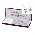 Reunion Heart Memorial Urn Necklace - Silver Plated