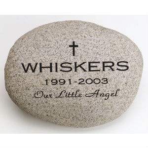 Pet Garden Memorial Stone, Large. Personalized - Click Image to Close