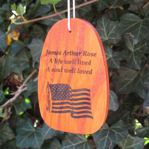 Small "100% PERSONALIZED" Amazing Grace chime - Click Image to Close