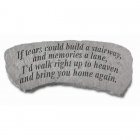 If Tears Could Build a Stairway Garden Memorial Bench, Small