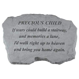 Precious Child "If Tears" Memorial Stone