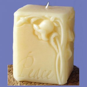 Peace and Love Luminary-Style Candle