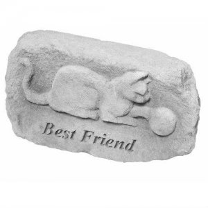 Best Friend Cat Garden Stone