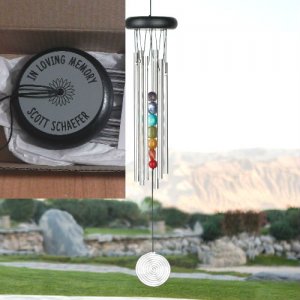 Small "CHAKRA HEALING CHIMES" Personalized