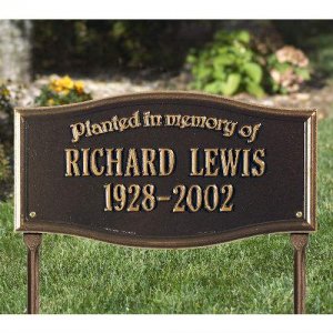 Garden Memorial | Planted in Memory of Memorial Marker | Big Hug LLC