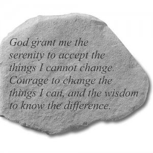 God Grant Me The Serenity Stone