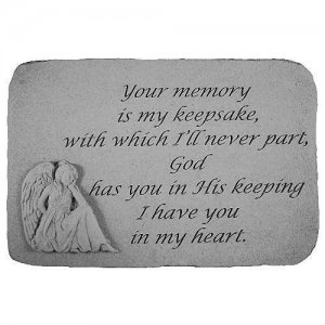 Your Memory is My Keepsake Garden Stone