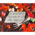 Faithful Friend and Companion Memory Garden Stone