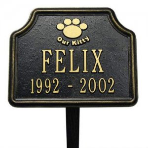 Our Kitty Memorial Marker. Personalized