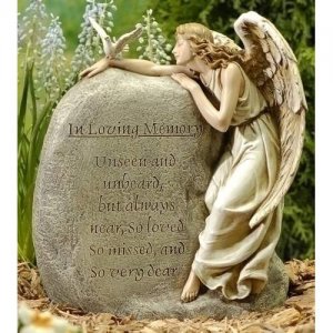 Memorial Angel with Dove (BEST SELLER)