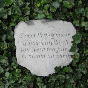 Sweet Little Flower Garden Stone