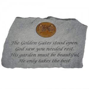 The Golden Gates Garden Stone