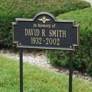 Arlington "In Memory of" Marker. Personalized