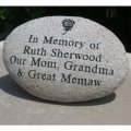 Garden Stone, Extra Large. Personalized