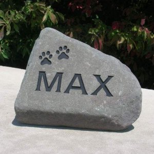 Pet Memorial Flagstone, Small. Personalized