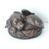 Angel Dog - Metallic Pet Urn, Medium. Can Be Personalized