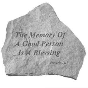 Good Person Blessing Garden Stone