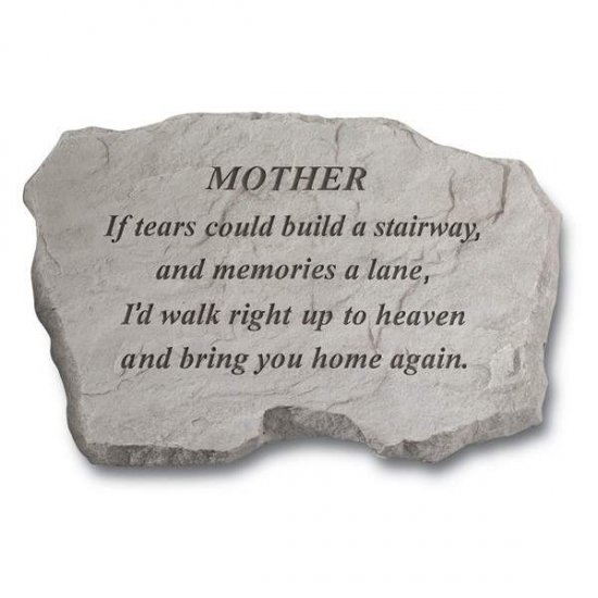 Family Memories "If Tears" Stone - Choice of Dedication - Click Image to Close