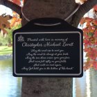 Tree Charm - Irish Blessing Tree Memorial Marker. Personalized
