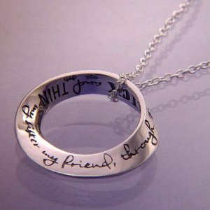 My Sister My Friend, Through Thick and Thin Necklace - Sterling