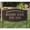 Planted in Memory of Memorial Marker. Personalized