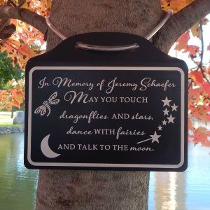 Tree Charm May You Touch Dragonflies Tree Marker. Personalized