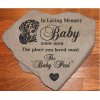 Custom Pet Garden Memorial Stone. Personalized