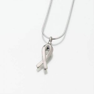 Remembrance Ribbon Cremation Jewelry - Sterling Silver (NEW)