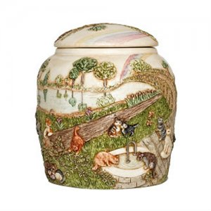 Rainbow Bridge III Cat Urn (BEST SELLER)