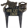 Angel Cat Memorial Marker. Personalized