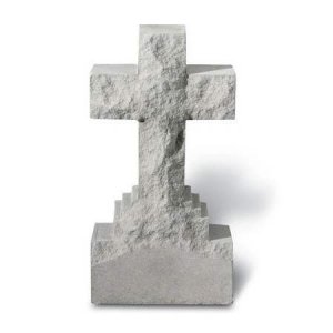 Cross on Base Memorial Marker