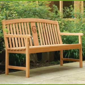 Custom Signature Series Garden Memorial Bench - Personalized