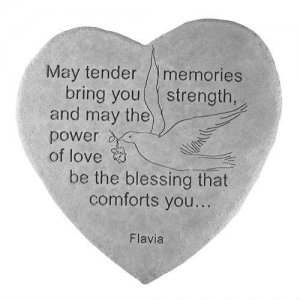 May Tender Memories Heart Stone - Flavia Weedn