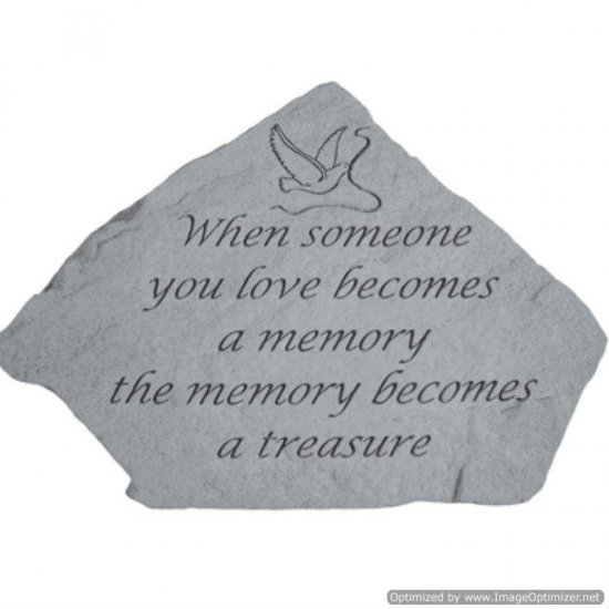 When Someone You Love Garden Stone - Click Image to Close