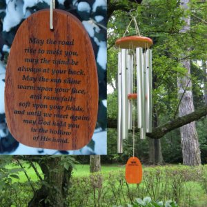 Medium "IRISH BLESSING" Wind Chime. Personalized (BEST SELLER)