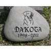 Pet Garden Memorial Stone, Medium. Personalized