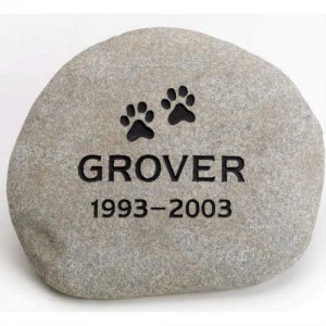 Pet Garden Memorial Stone, Medium. Personalized