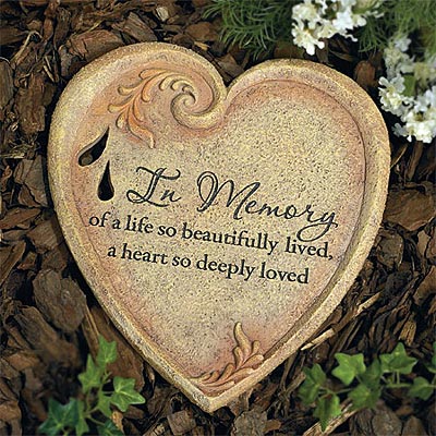 A Beautiful Life Heart-Shaped Garden Stone (BEST SELLER) - Click Image to Close