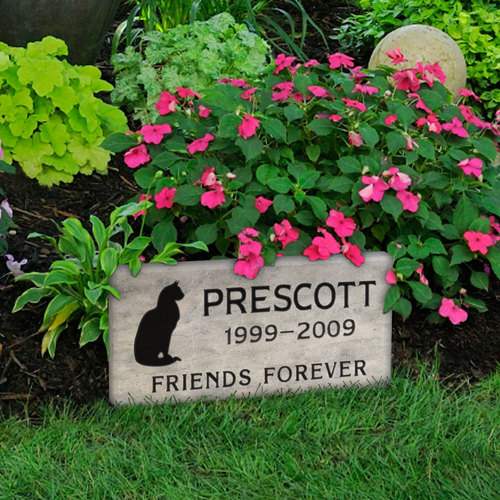 Dolomitic Stone Memorial Marker. Personalized - Click Image to Close