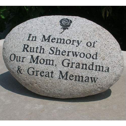 Garden Memorial Personalized Memorial Stone Big Hug Llc