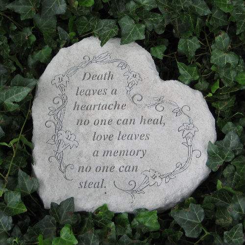 Garden Memorial Love Leaves A Memory Garden Stone Big Hug Llc