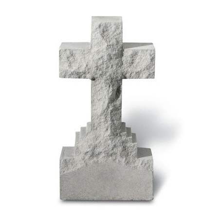 Cross on Base Memorial Marker - Click Image to Close