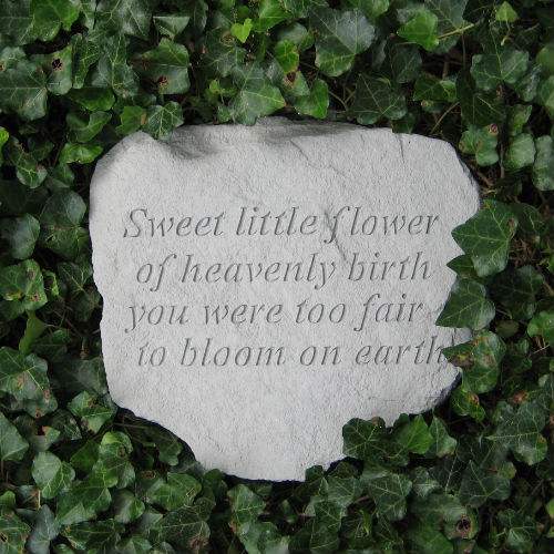 Sweet Little Flower Garden Stone - Click Image to Close