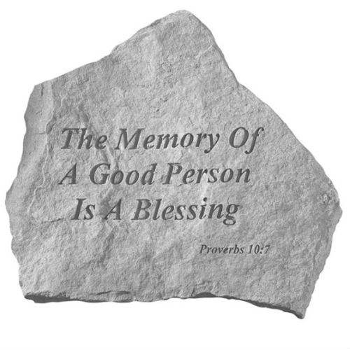 Good Person Blessing Garden Stone - Click Image to Close