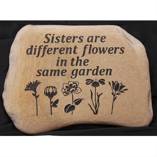 Custom Engraved Garden Stone. Personalized - Click Image to Close