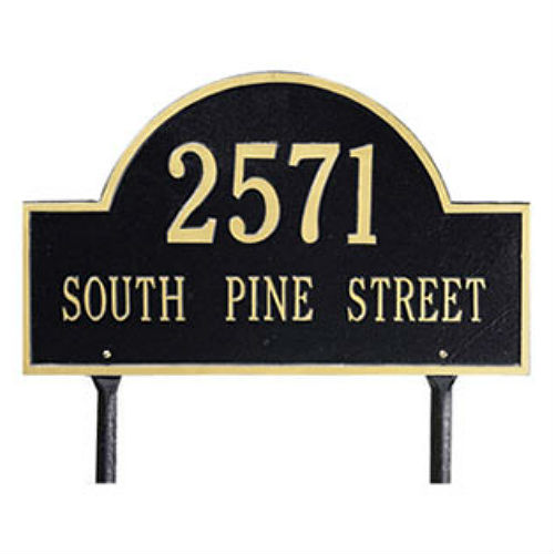 Arch Marker Standard Size Lawn Marker. Personalized - Click Image to Close