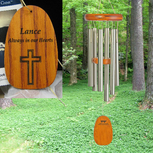 Small "100% PERSONALIZED" Amazing Grace chime - Click Image to Close